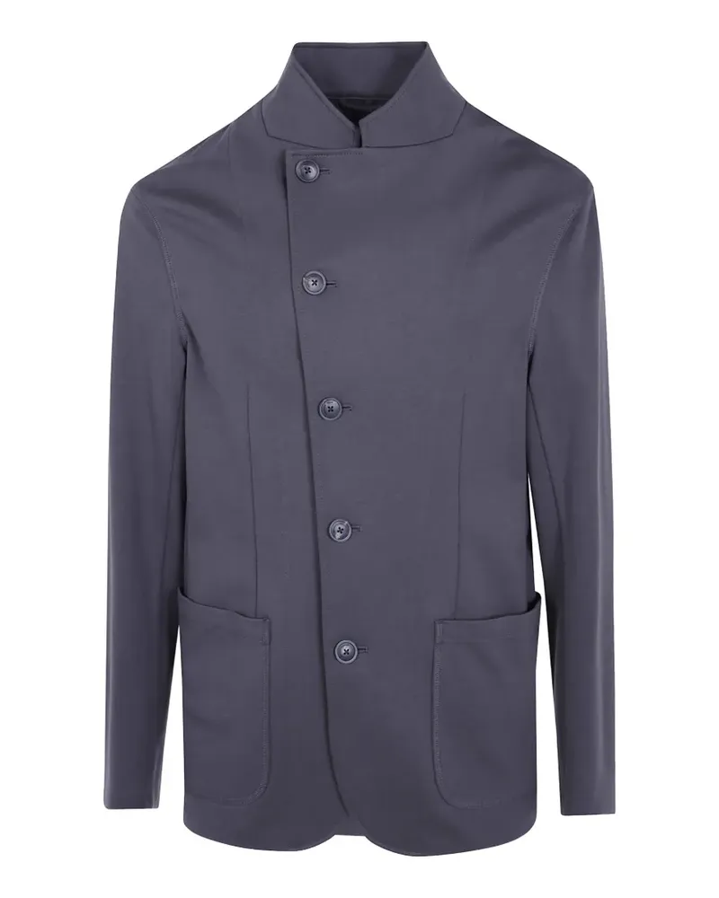 Emporio Armani button-fastening blazer - Blau Blau