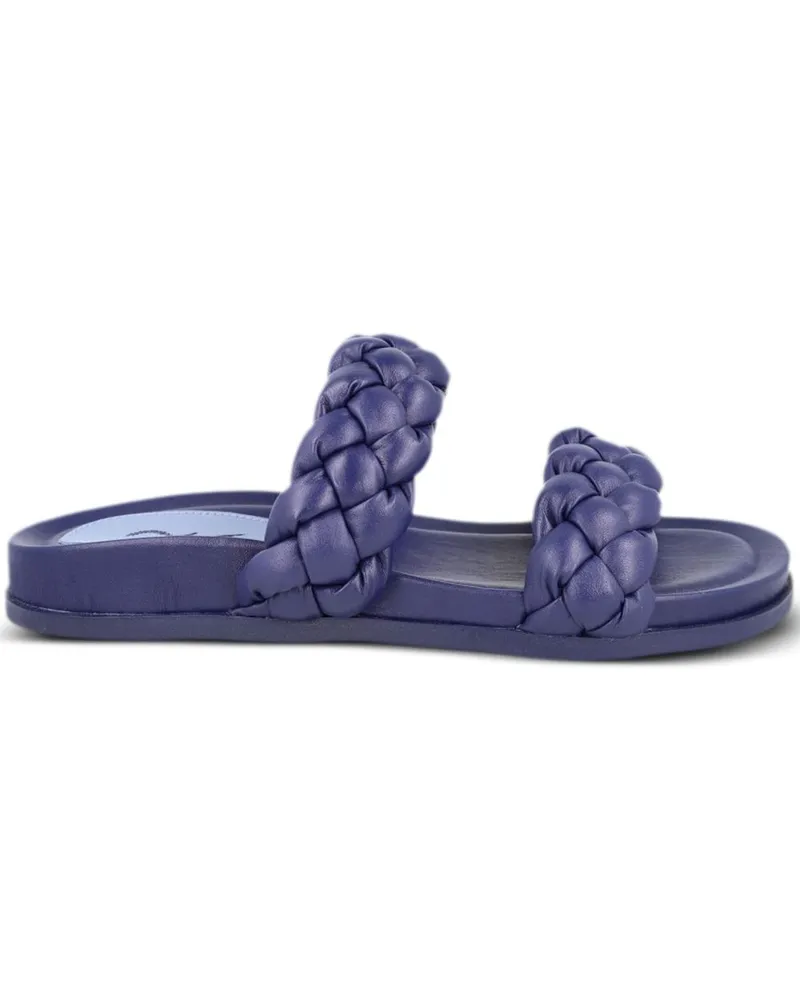 Blue Bird Geflochtene Pantoletten - Blau Blau