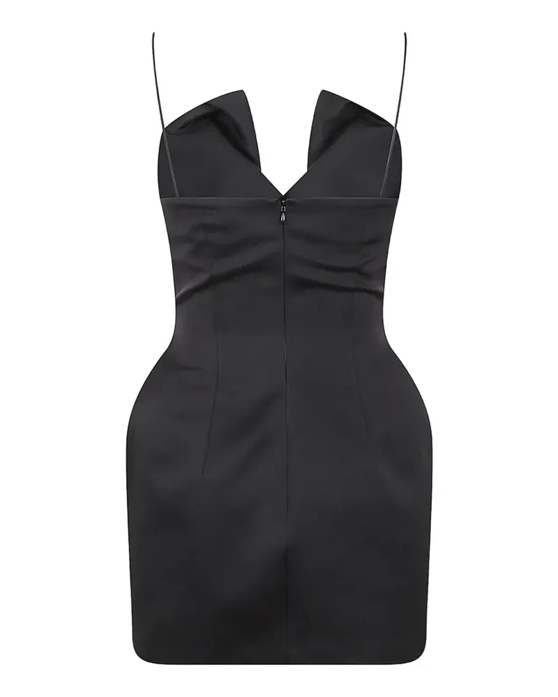 Magda Butrym Korsett-Minikleid mit V-Ausschnitt - Schwarz Schwarz