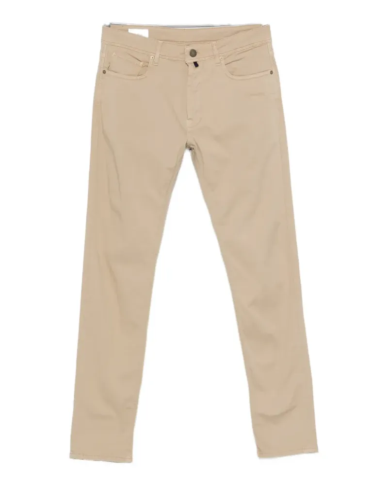 Incotex five-pocket slim-fit trousers - Nude Nude