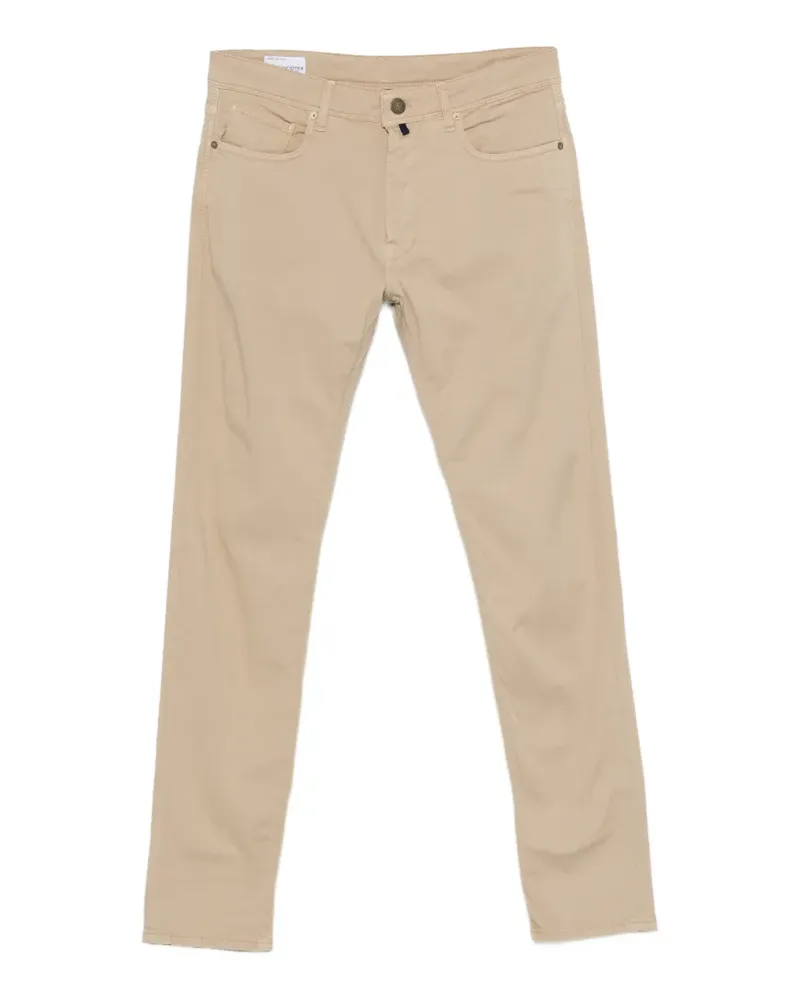 Incotex five-pocket slim-fit trousers - Nude Nude