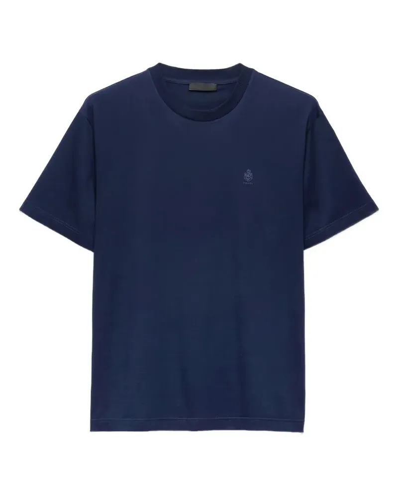 Prada Klassisches T-Shirt - Blau Blau