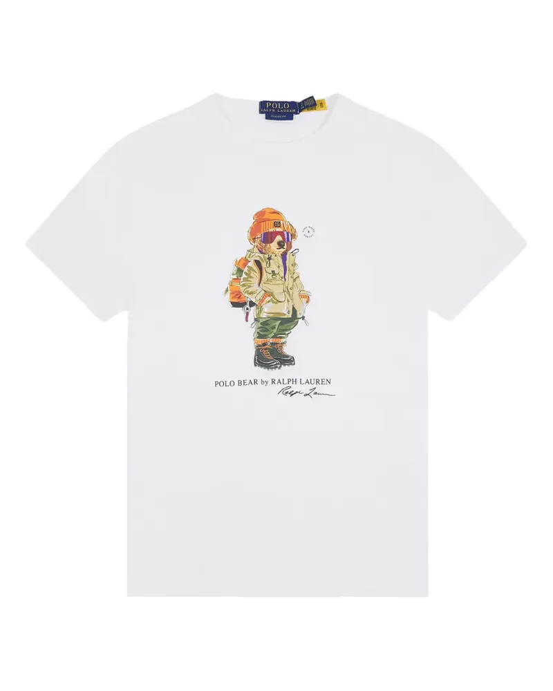 Ralph Lauren T-Shirt mit Polo Bear-Print - Weiß Weiß
