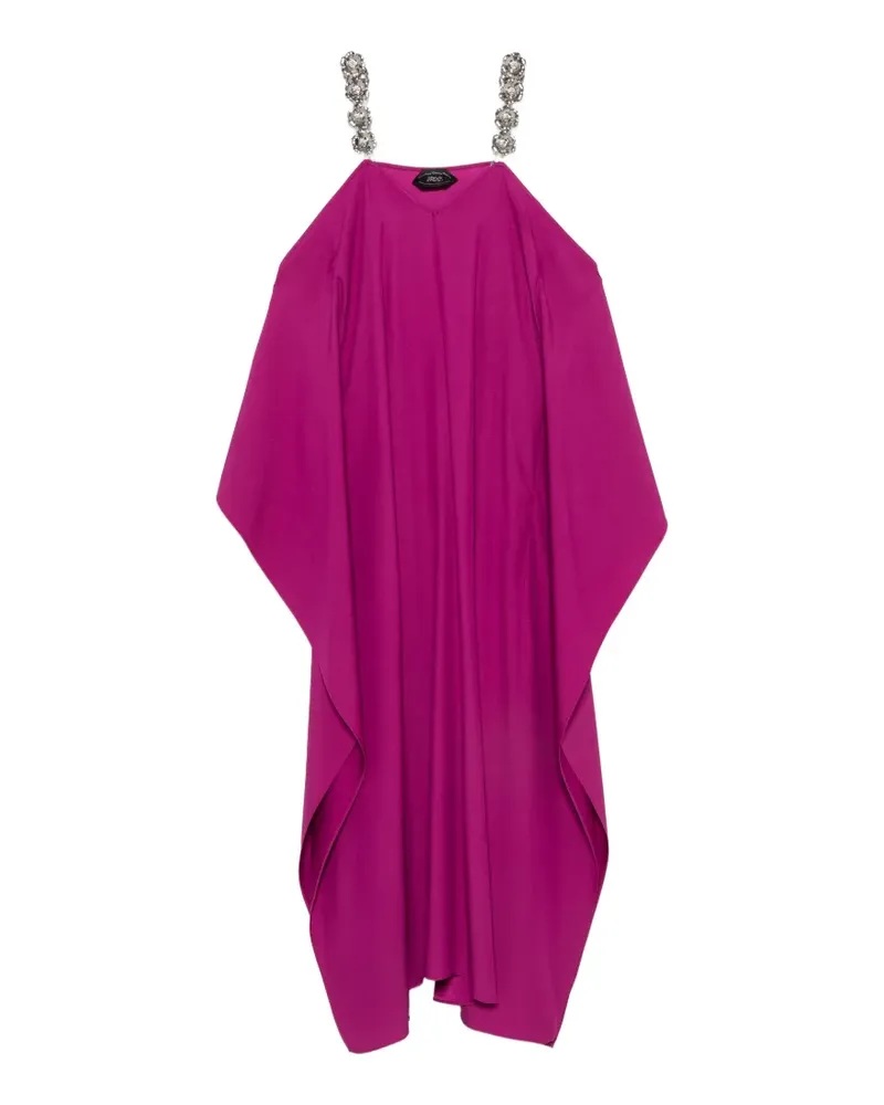 Taller Marmo crystal-embellished cold-shoulder dress - Rosa Rosa