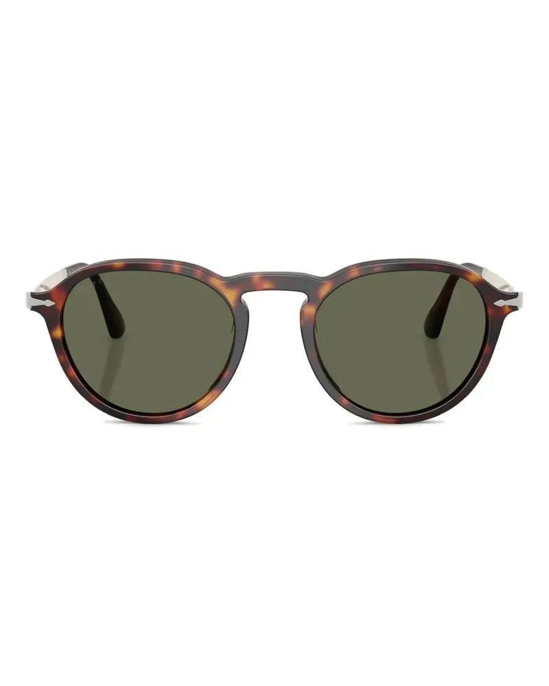 Persol Sonnenbrille mit rundem Gestell - Grün Grün
