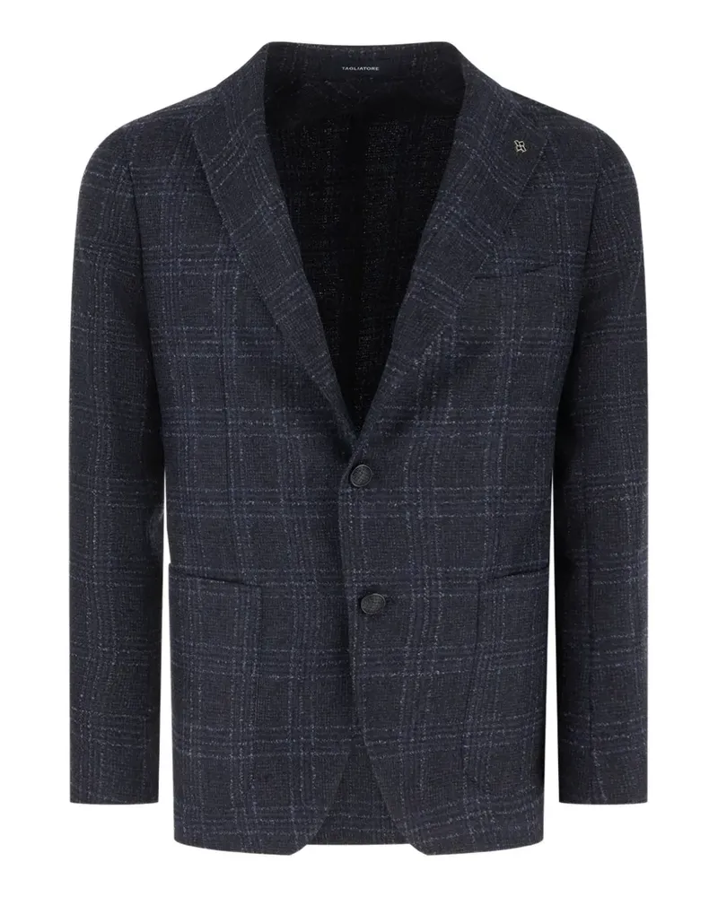 Tagliatore Sakko mit Karomuster - Blau Blau