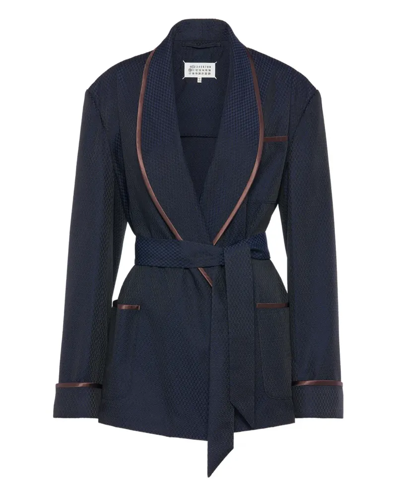 Maison Margiela Sakko mit Gürtel - Blau Blau