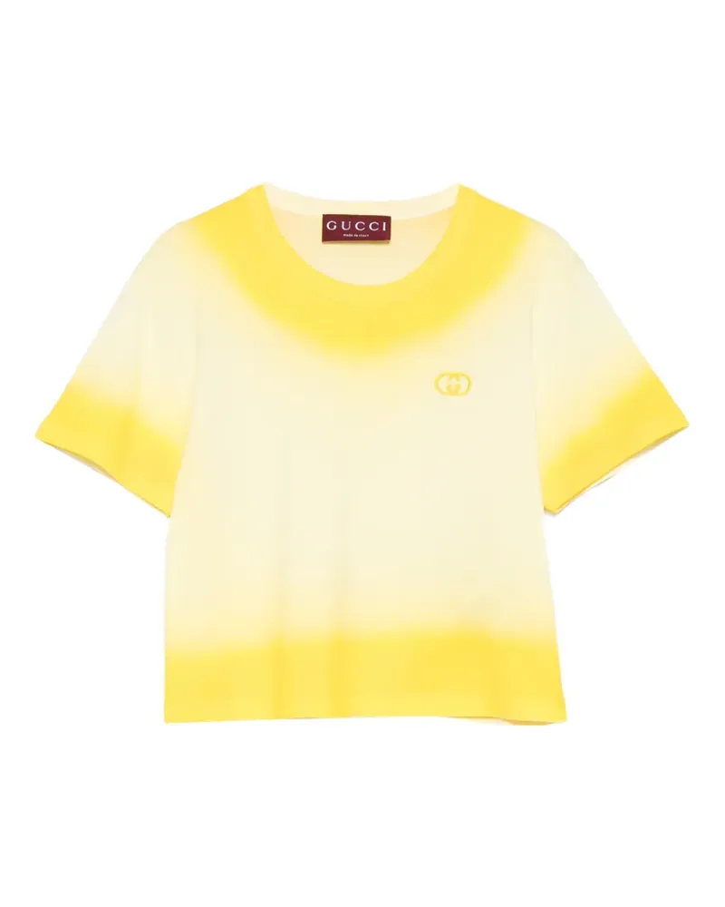 Gucci T-Shirt mit Ombré-Effekt - Nude Nude