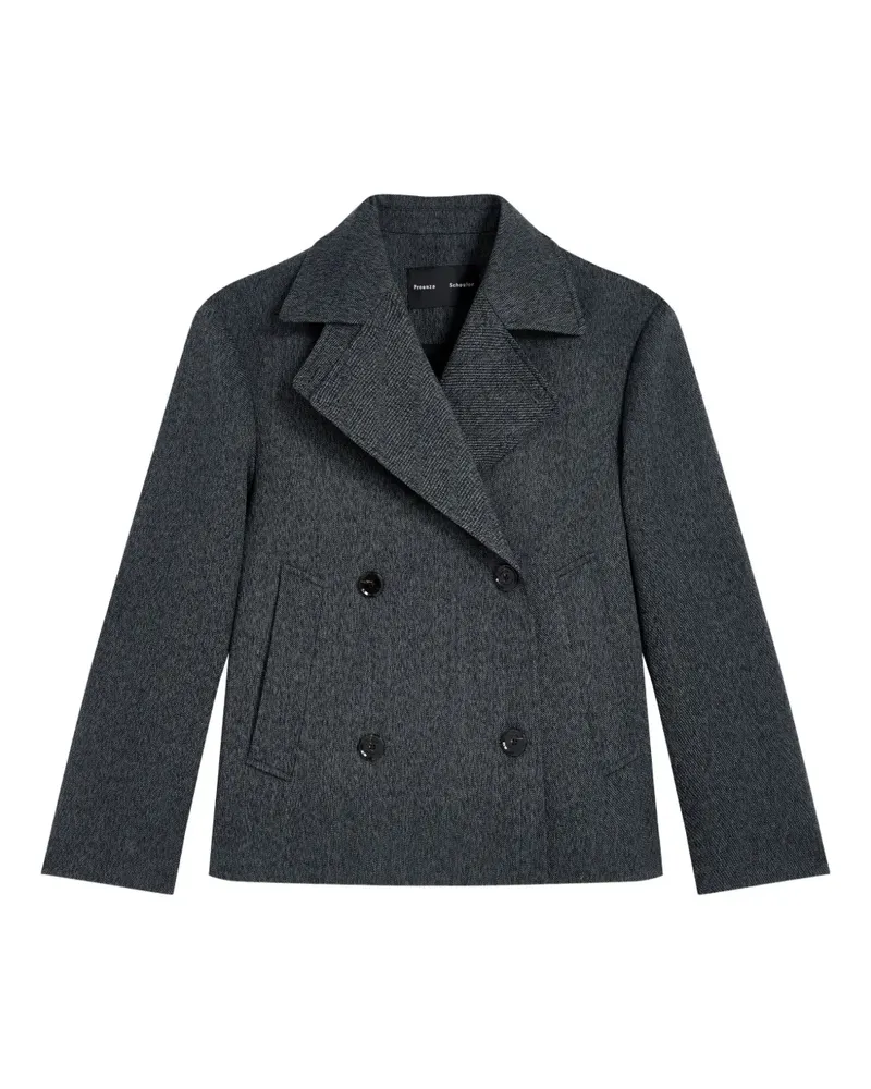 Proenza Schouler Doppelreihiger Nola Blazer - Grau Grau