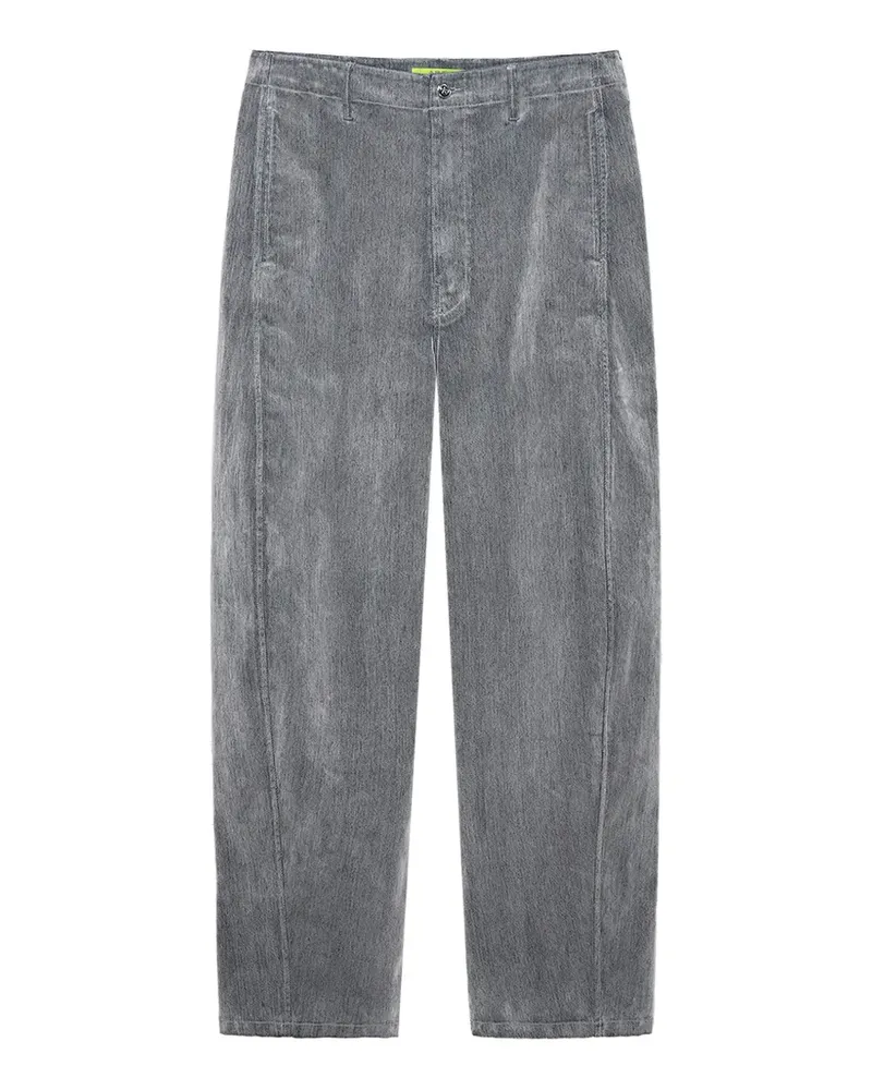 Shanghai Tang washed straight-leg jeans - Grau Grau