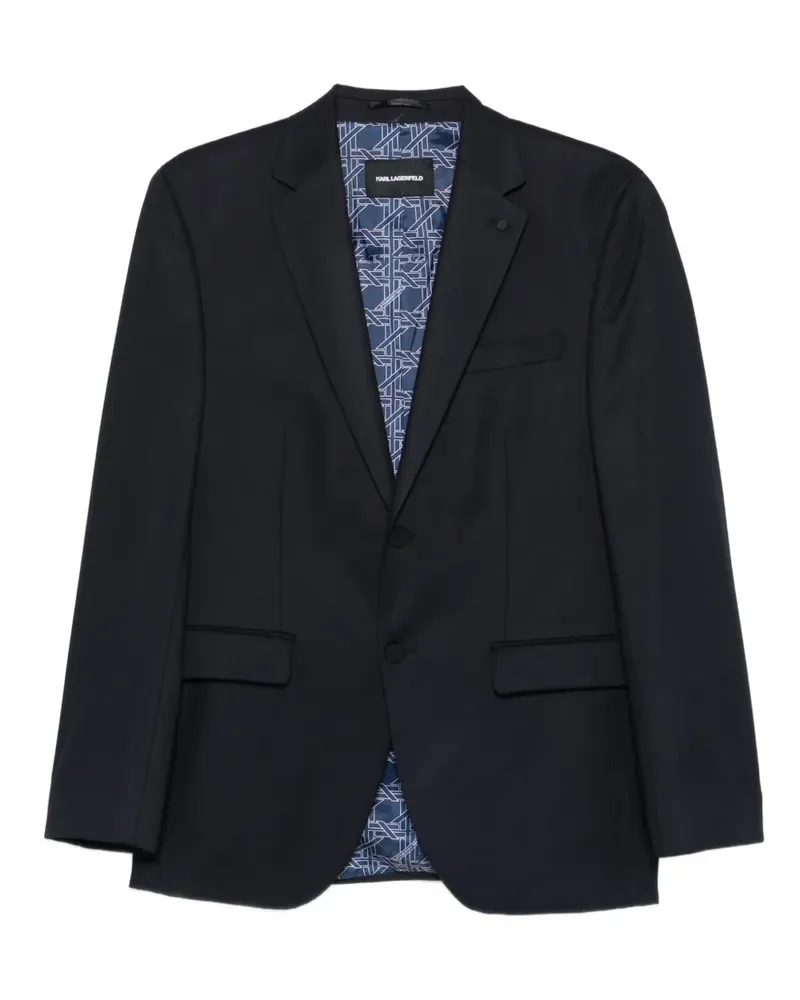 Karl Lagerfeld Nova notched-lapel blazer - Blau Blau