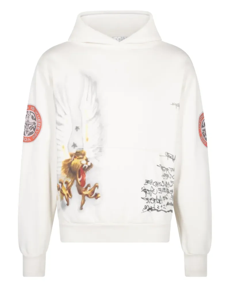 Travis Scott Utopia CM Tour Hoodie - Weiß Weiß