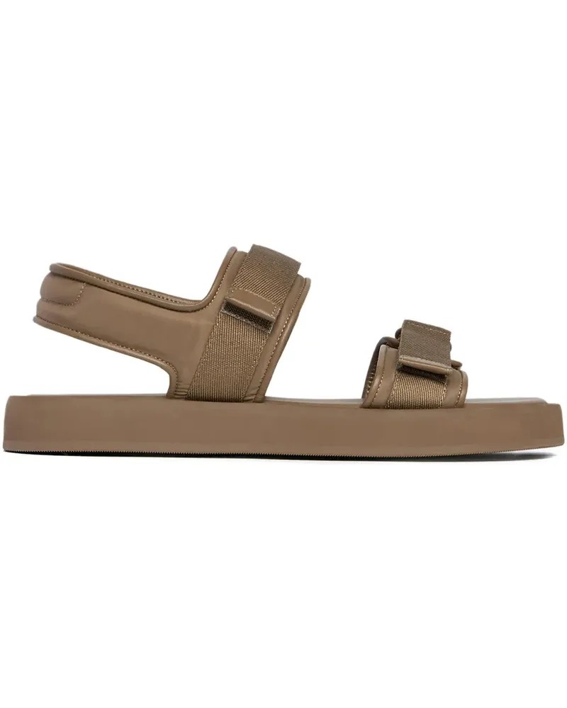 12 STOREEZ Sandalen mit doppeltem Riemen - Braun Braun