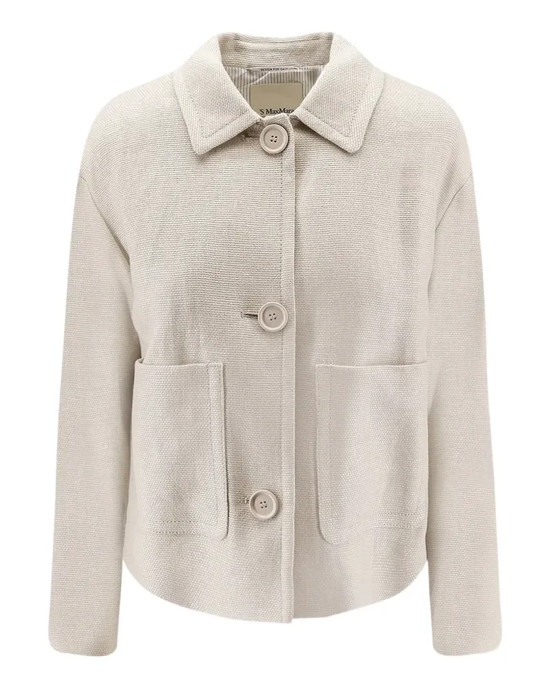 Max Mara pocket button jacket - Nude Nude