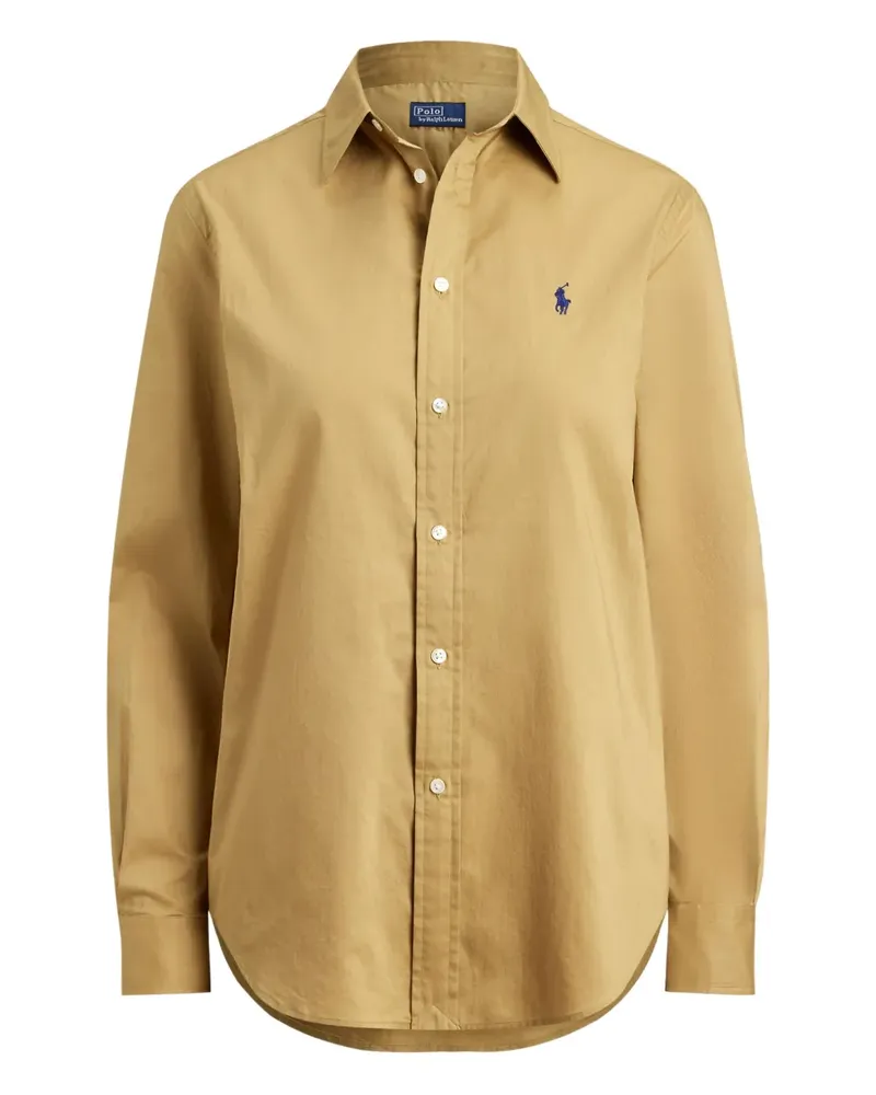 Ralph Lauren Hemd aus Twill - Nude Nude