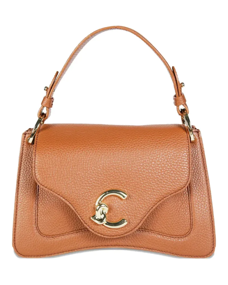Coccinelle C-Me logo-hardware tote bag - Braun Braun