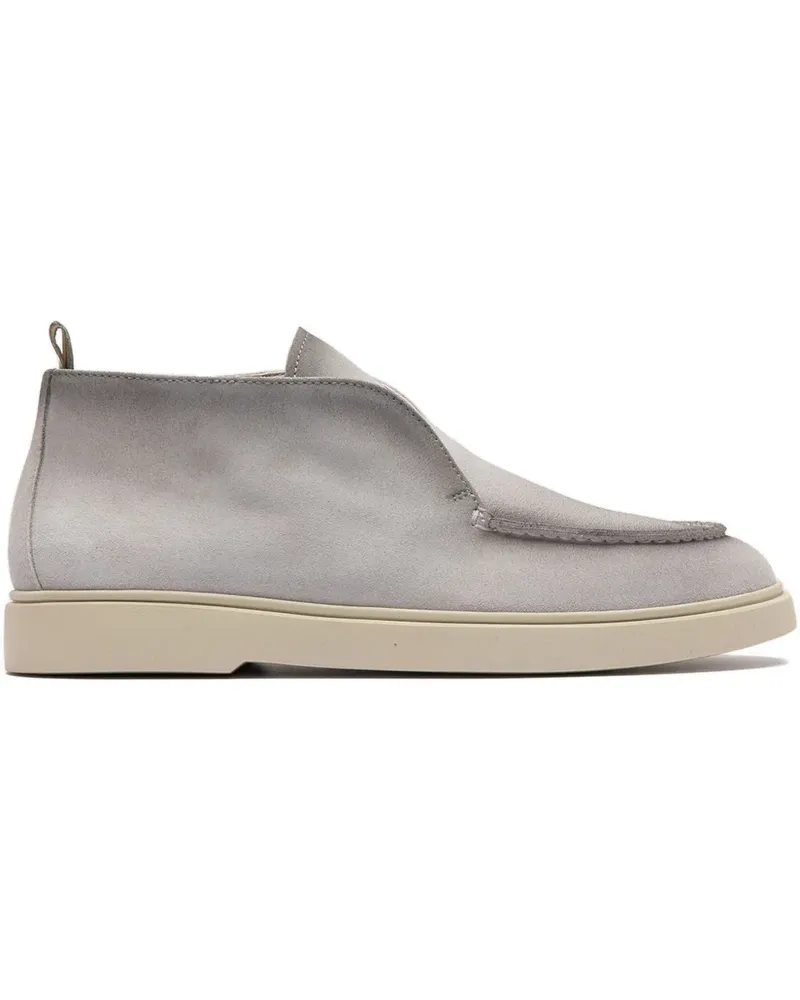 Officine Creative Italia Bones 102 Stiefel aus Wildleder - Grau Grau
