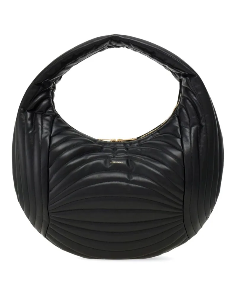 Ferragamo Gesteppte Handtasche - Schwarz Schwarz
