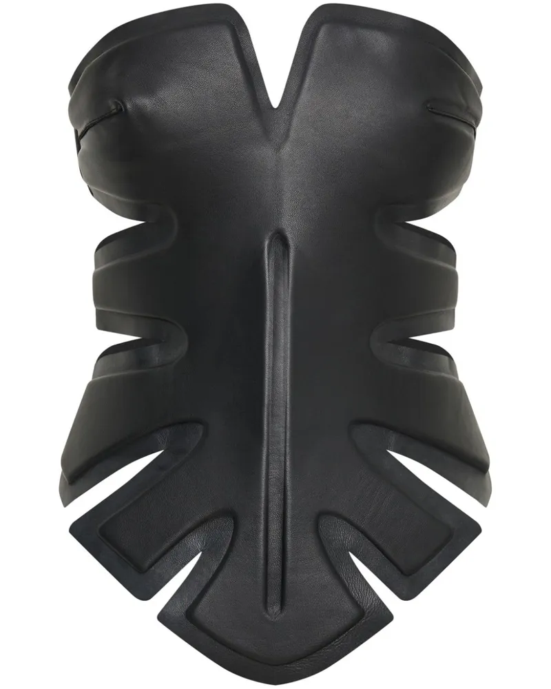 Dion Lee Gestepptes Top - Schwarz Schwarz