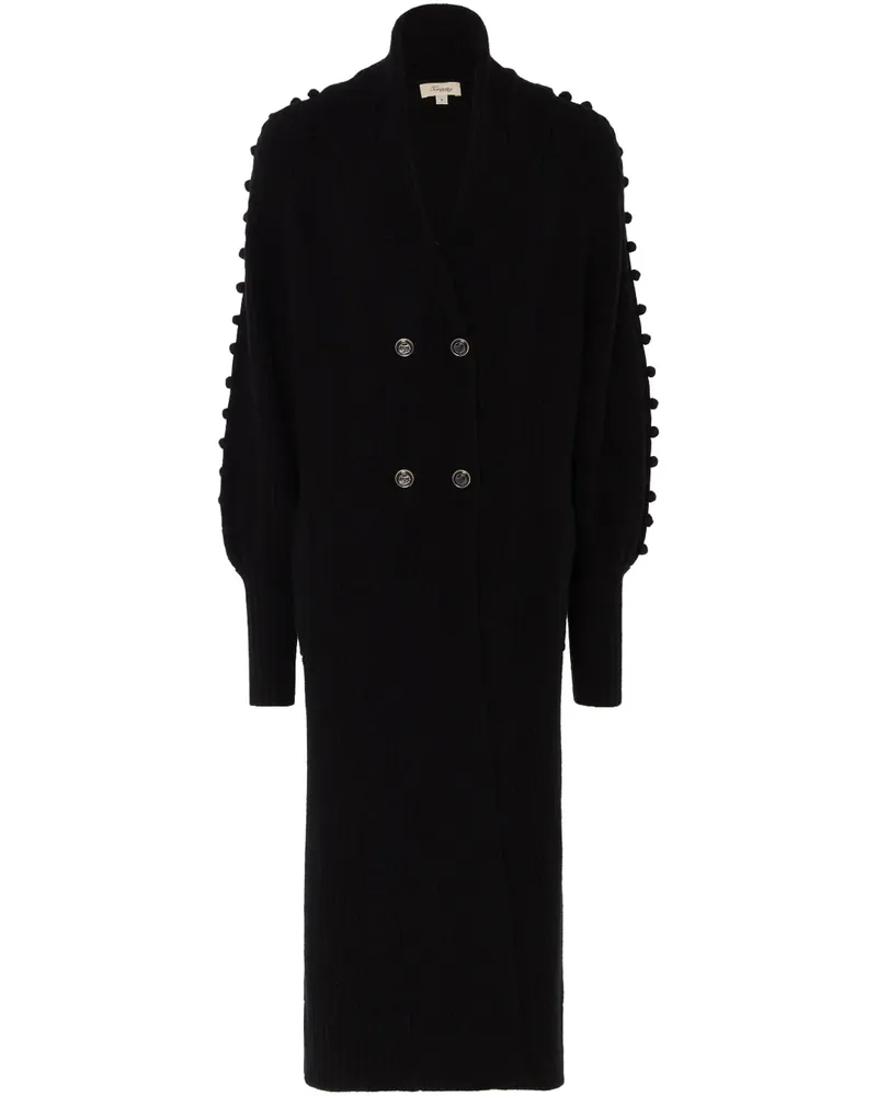Temperley London Chrissie Strickmantel - Schwarz Schwarz
