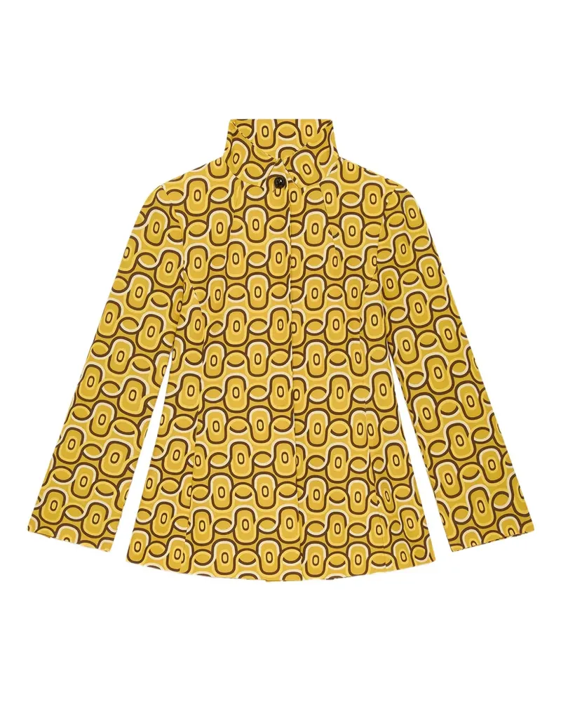 Maliparmi Hemd mit geometrischem Print - Gelb Gelb