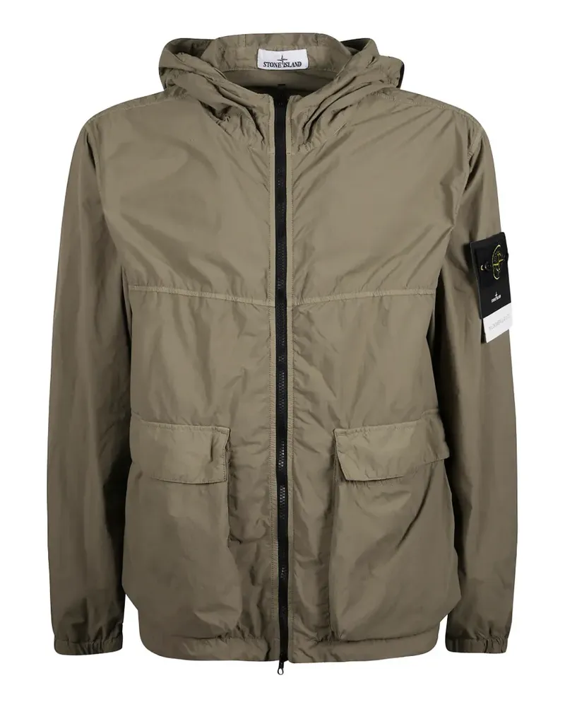 Stone Island hooded zip jacket - Grün Grün