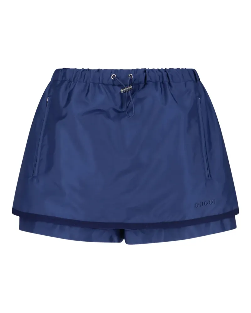 Gucci gabardine shorts - Blau Blau