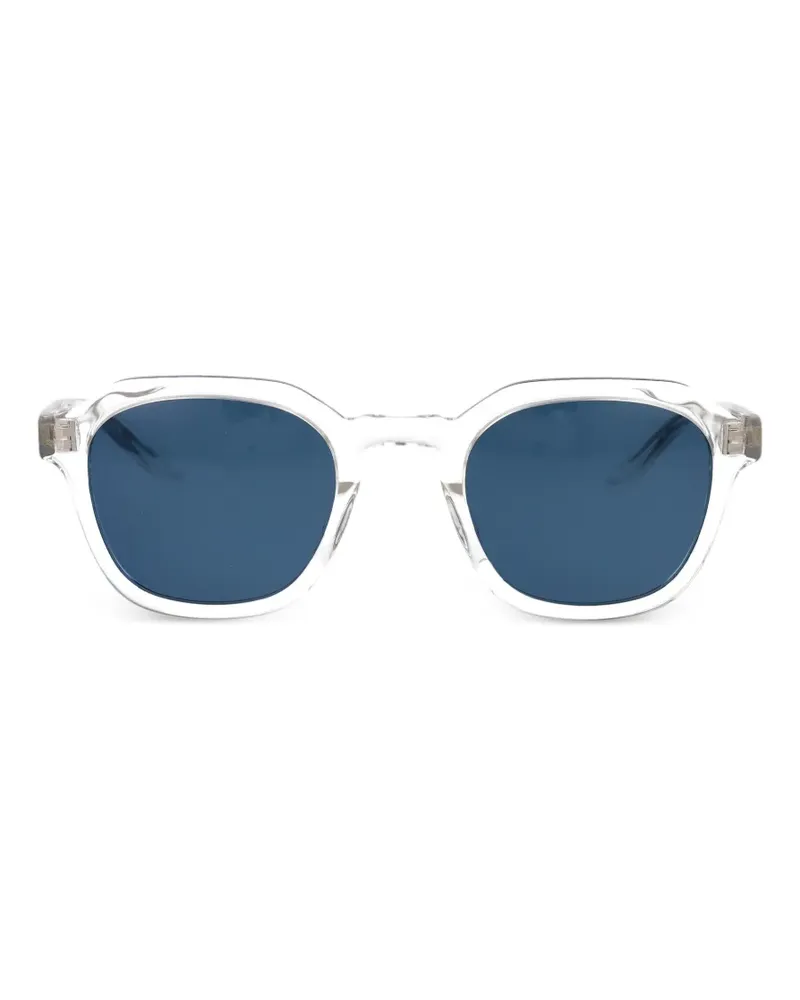 Barton Perreira Tucker-Sonnenbrille mit ovalem Gestell - Weiß Weiß
