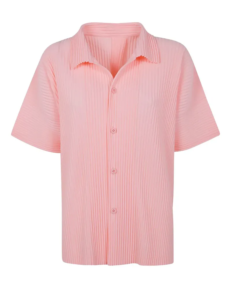 Issey Miyake Hemd mit Falten - Rosa Rosa