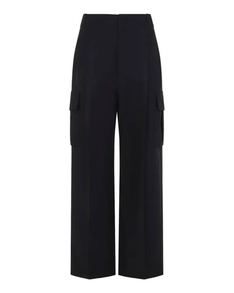 Carven Cargohose aus Wolle - Schwarz Schwarz