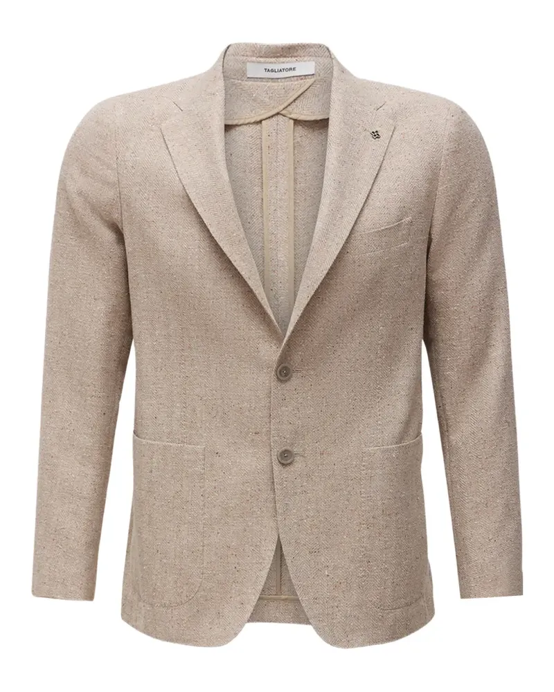 Tagliatore single-breasted blazer - Nude Nude