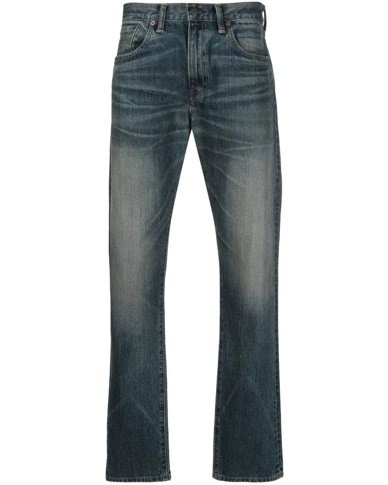 Ralph Lauren Ausgeblichene Straight-Leg-Jeans - Blau Blau