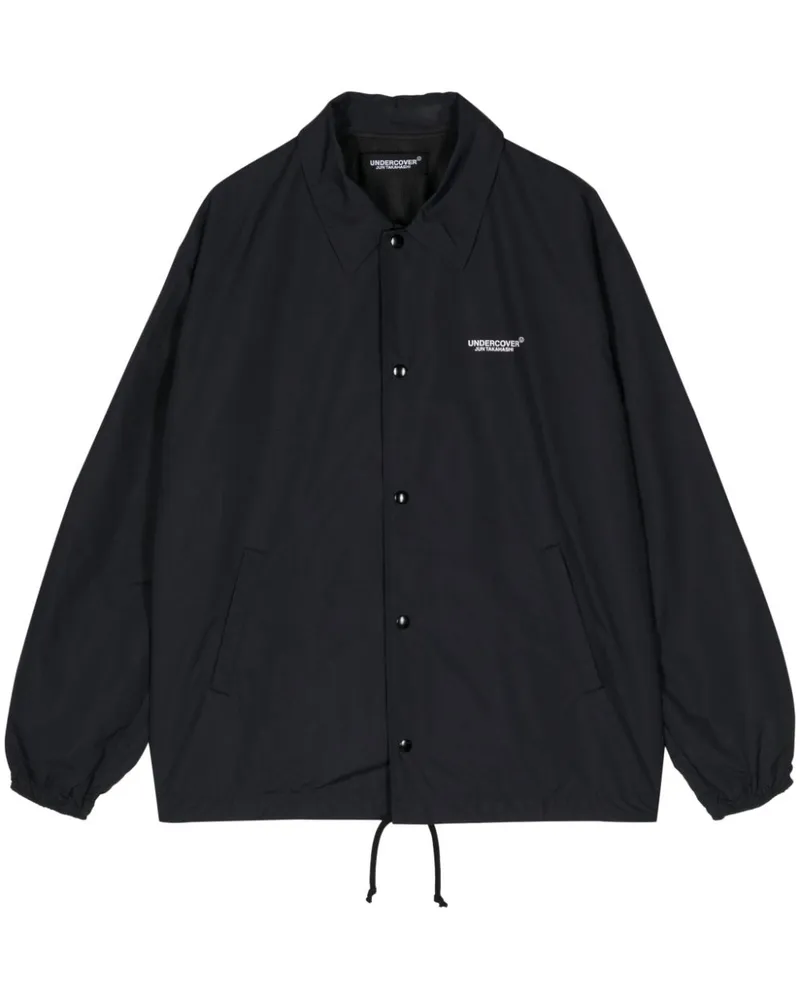 Undercover Bomberjacke mit Logo-Print - Schwarz Schwarz