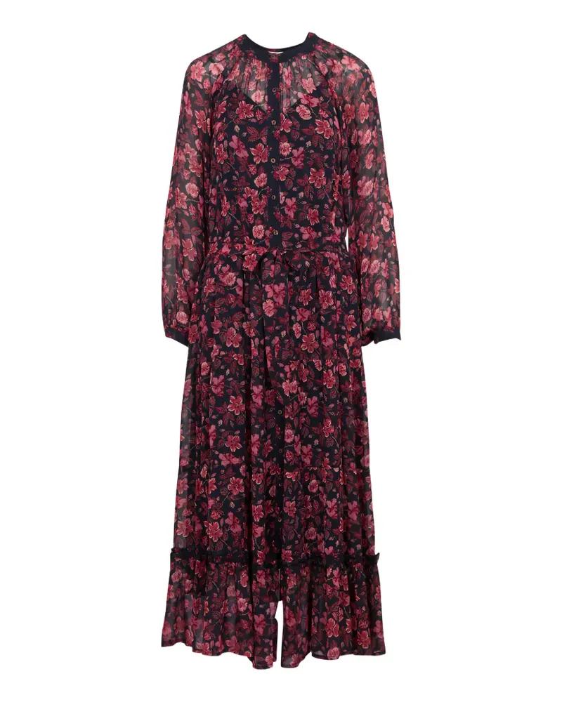 MAISON HOTEL Nila floral-print maxi dress - Schwarz Schwarz