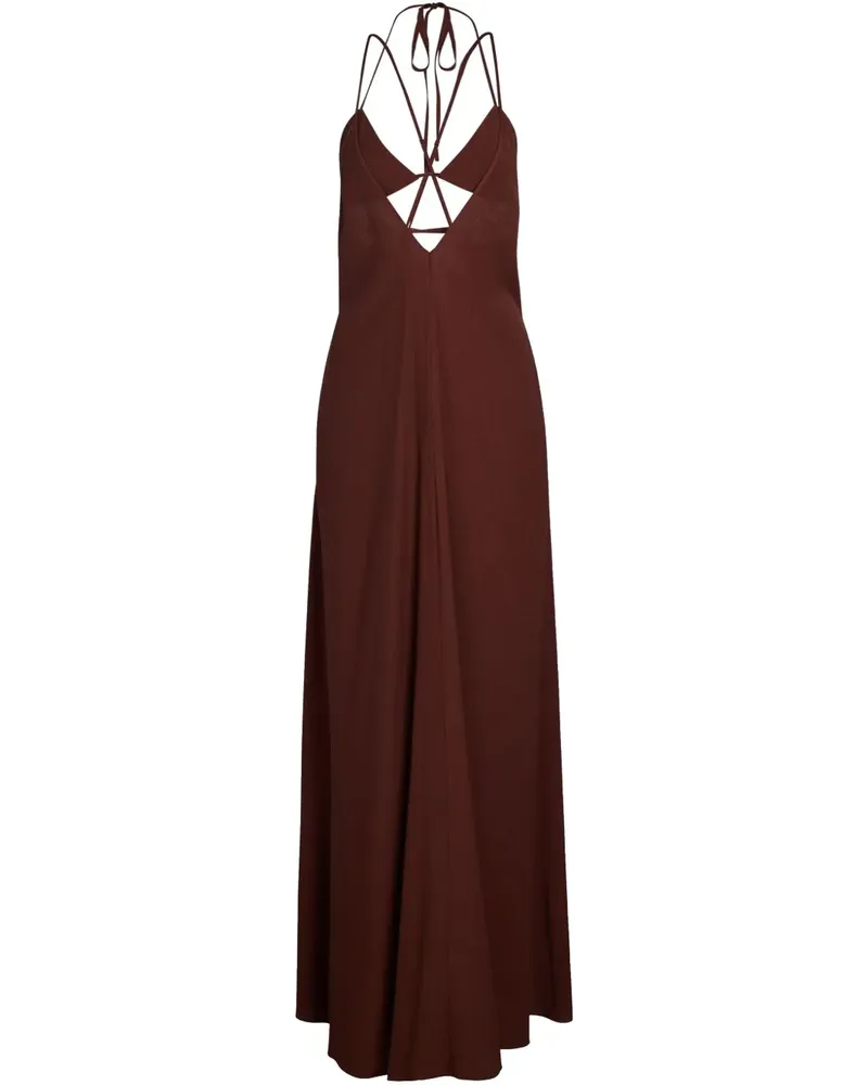 SER.O.YA Deesee Maxikleid - Braun Braun