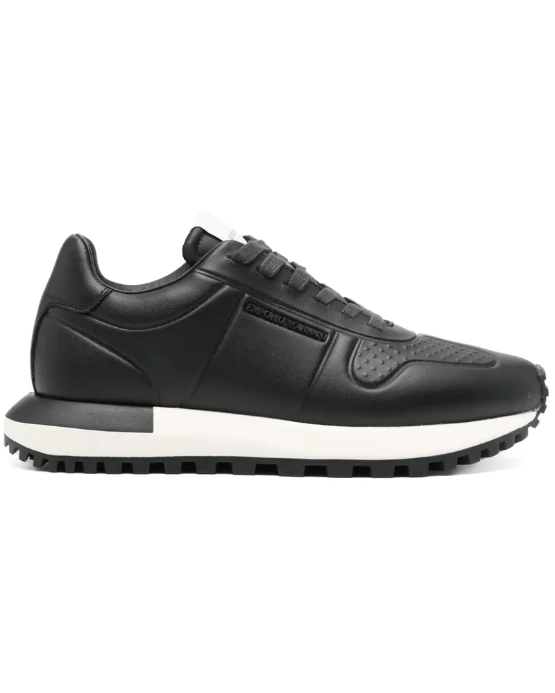 Emporio Armani Runner Sneakers - Schwarz Schwarz