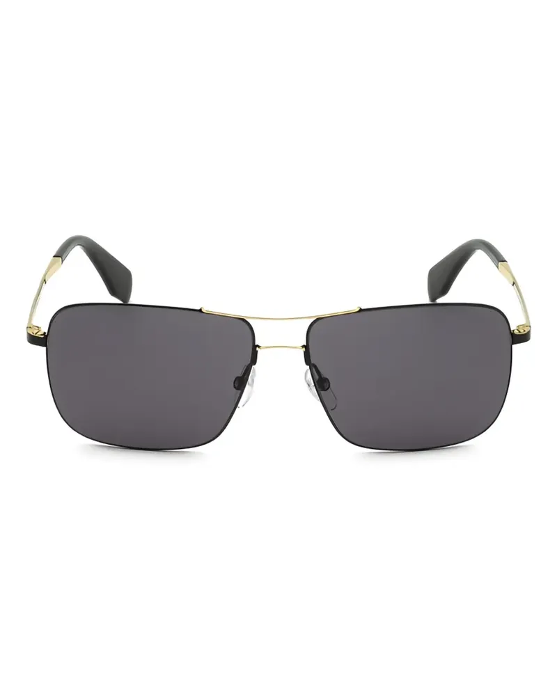 adidas rectangle-frame sunglasses - Gold Gold