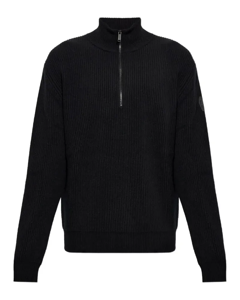 Canada Goose Gerippter McKinney Pullover mit Reißverschluss - Schwarz Schwarz