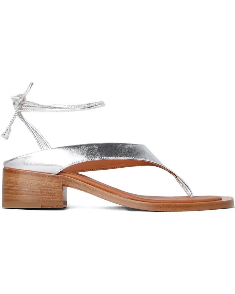 Durazzi Milano Sandalen mit Schnürung - Silber Silber