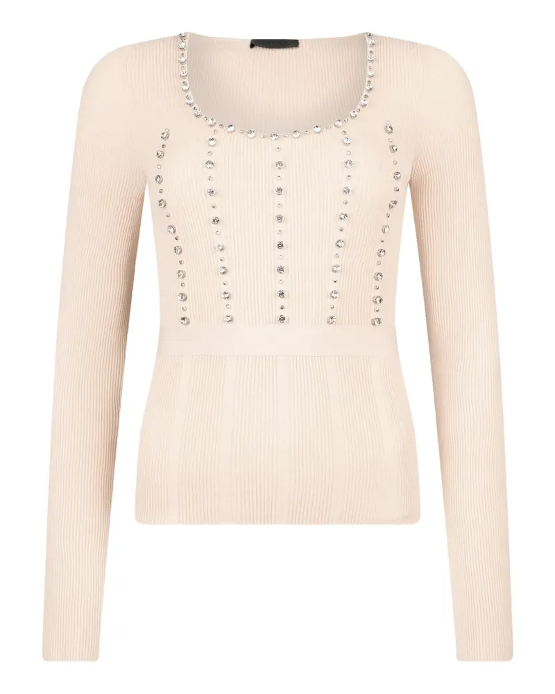 Liu Jo round-neck sweater - Nude Nude