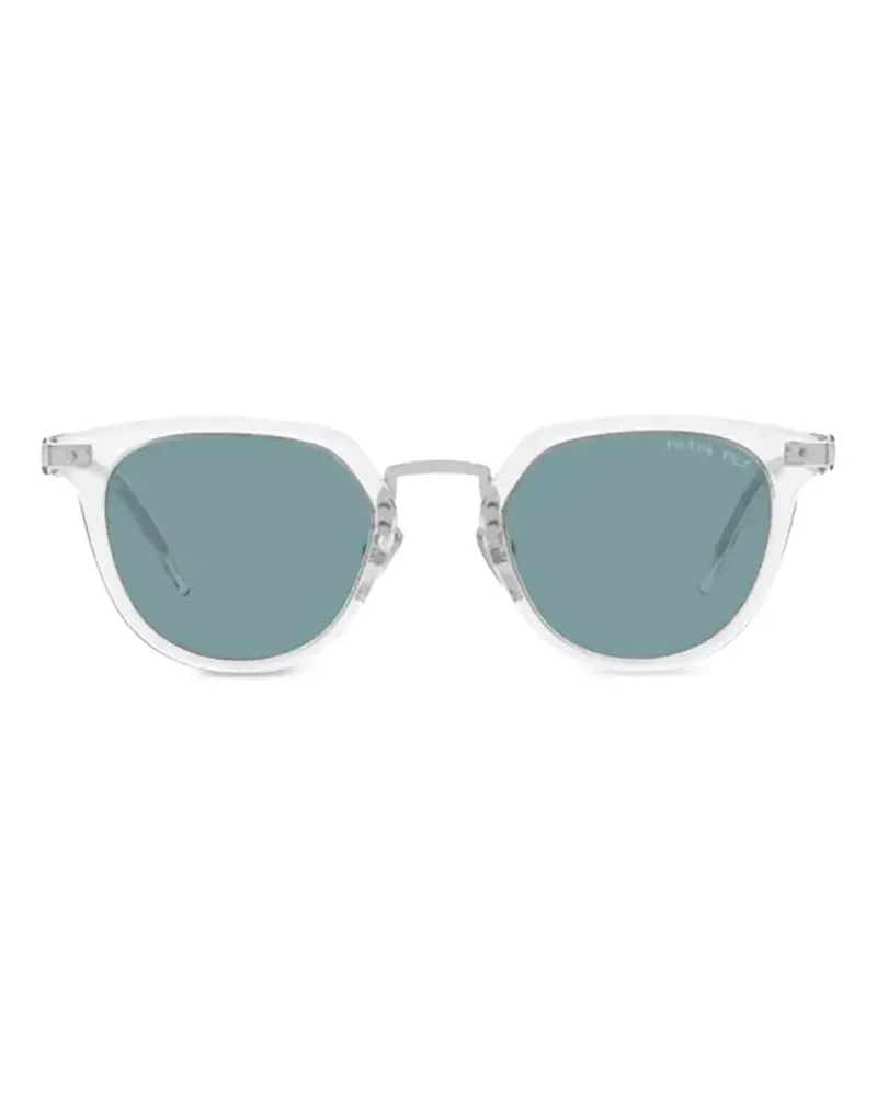 Prada Sonnenbrille mit rundem Gestell - Nude Nude