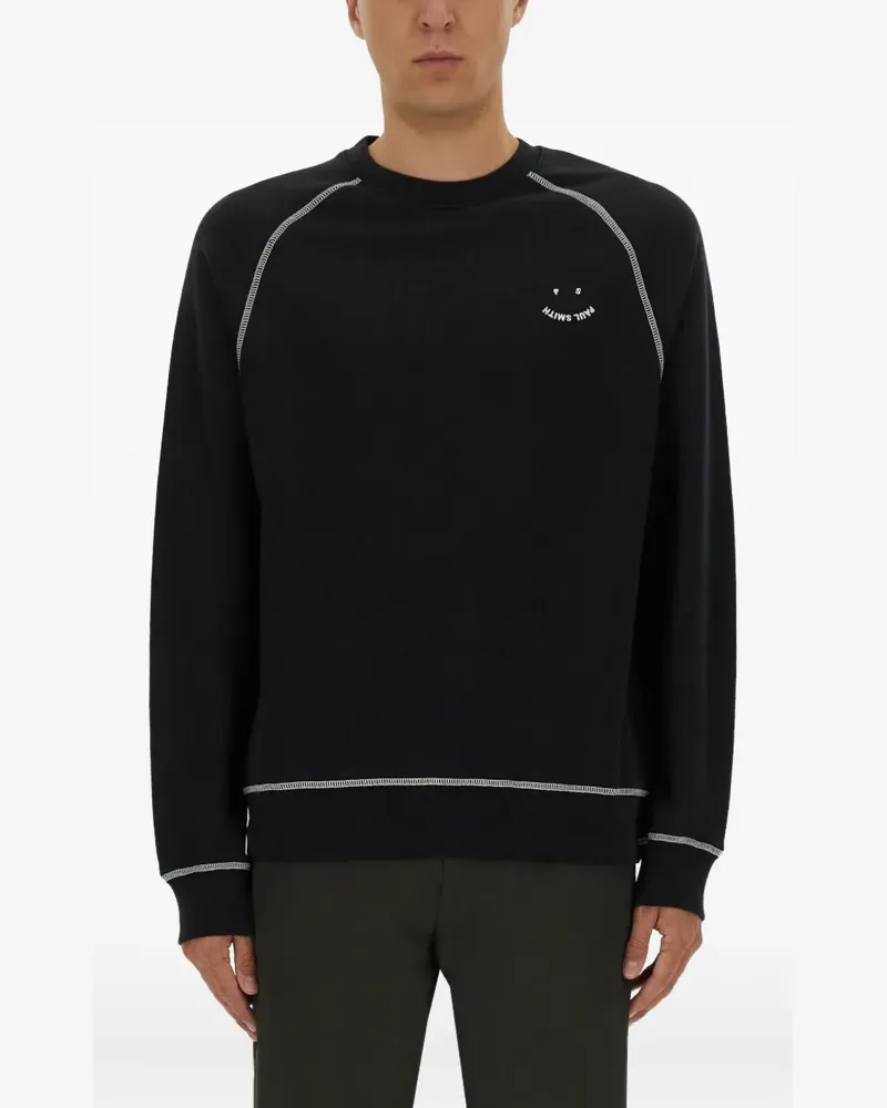 Paul Smith contrast-stitch sweatshirt - Schwarz Schwarz