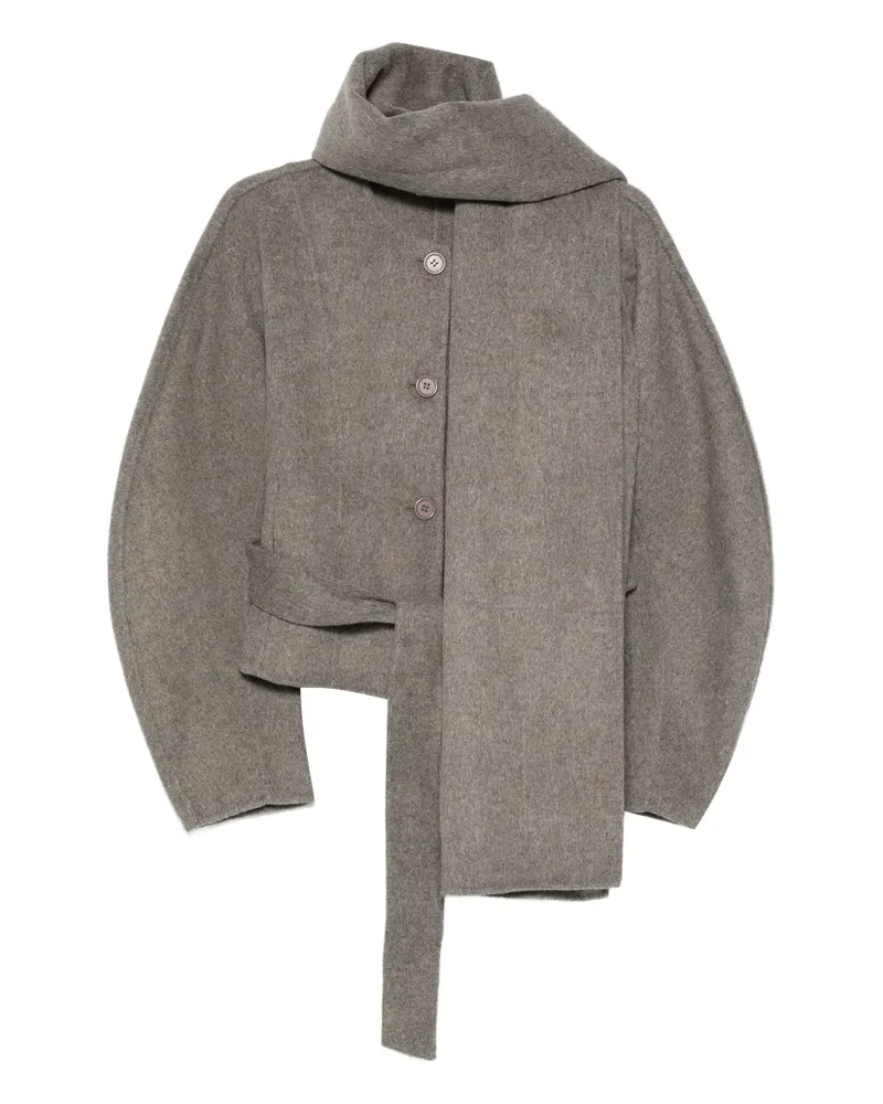 P.A.R.O.S.H. P.A.R.O H. Jacke mit Gürtel - Grau Grau