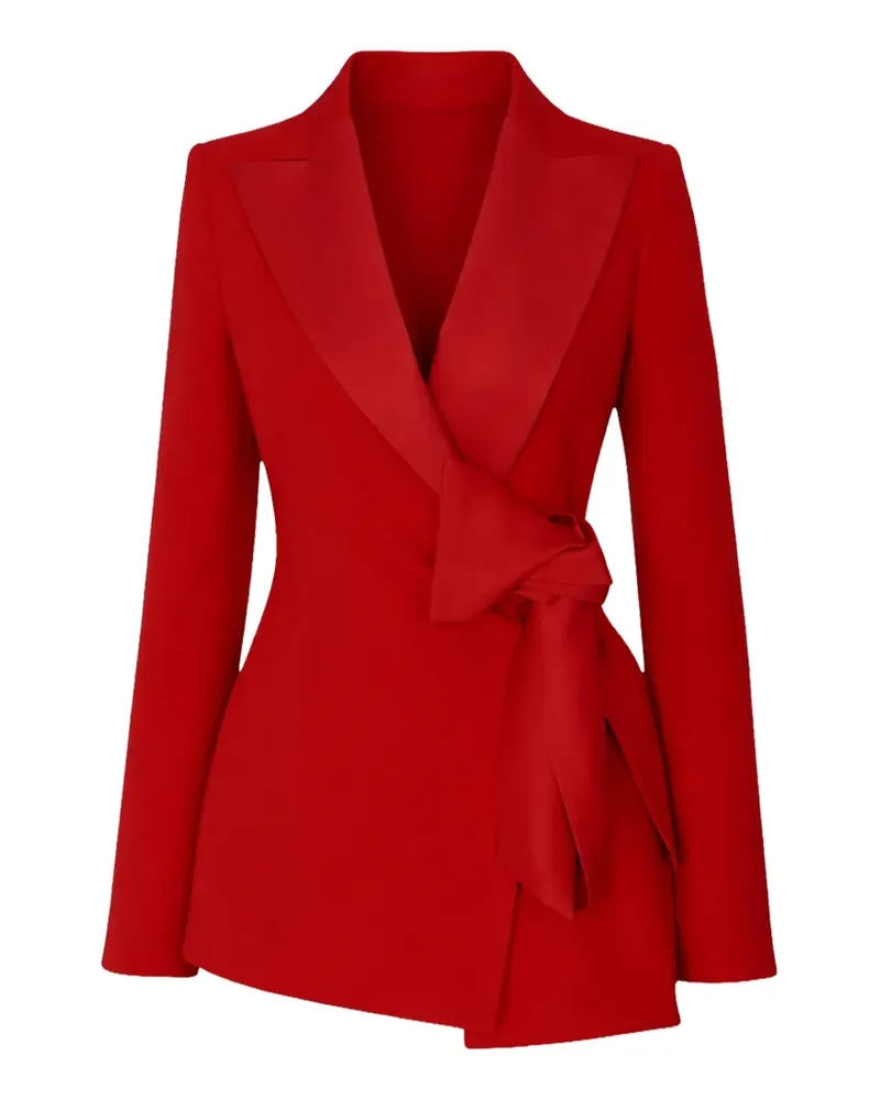 MARELLA tie-front jacket - Rot Rot