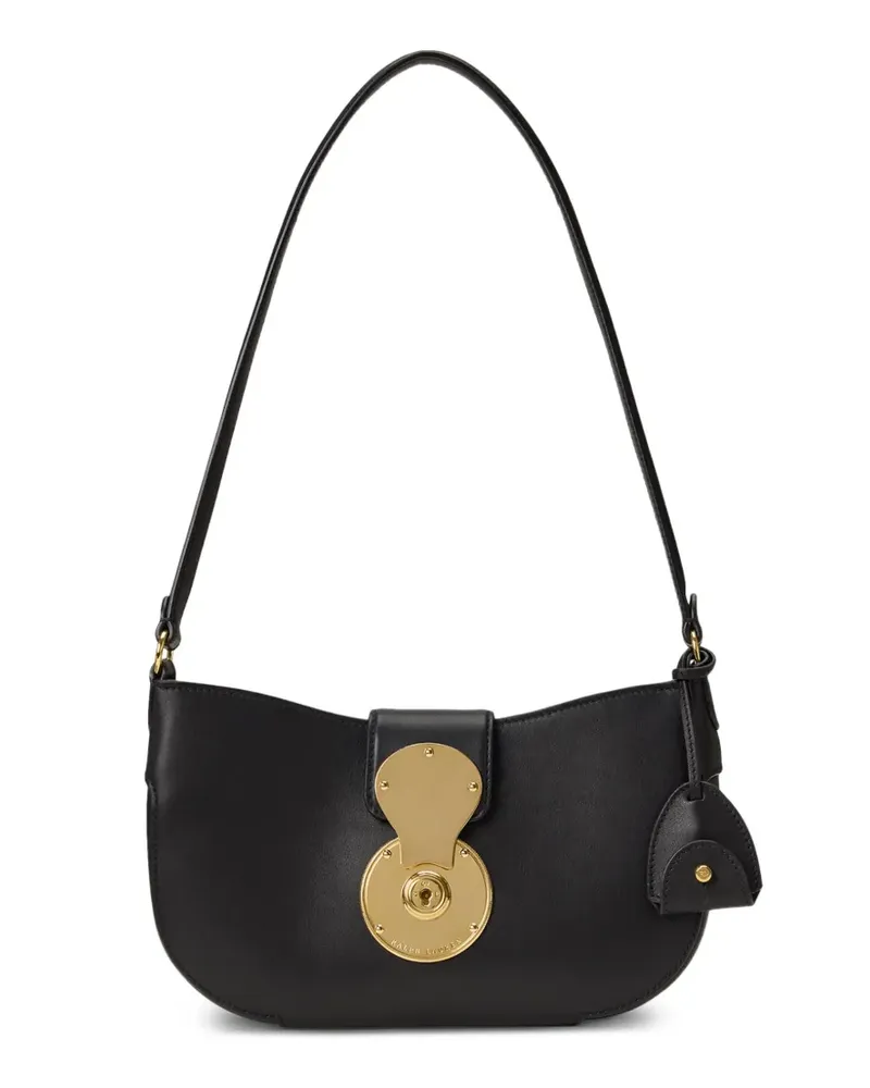 Ralph Lauren Schultertasche aus Leder - Schwarz Schwarz
