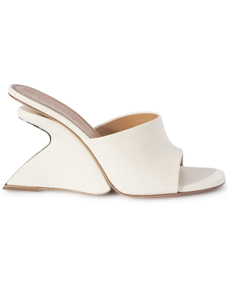 OFF-WHITE Jug Wedge-Mules - Weiß Weiß