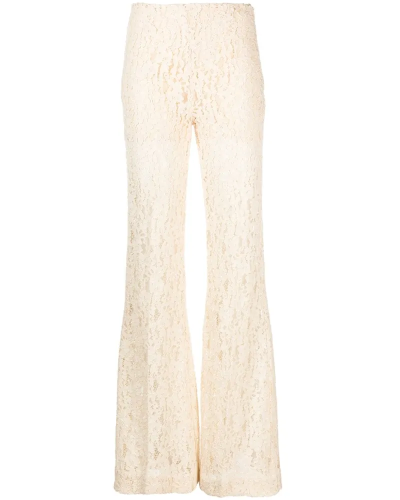 Twin-Set Hose mit Lochstickerei - Nude Nude