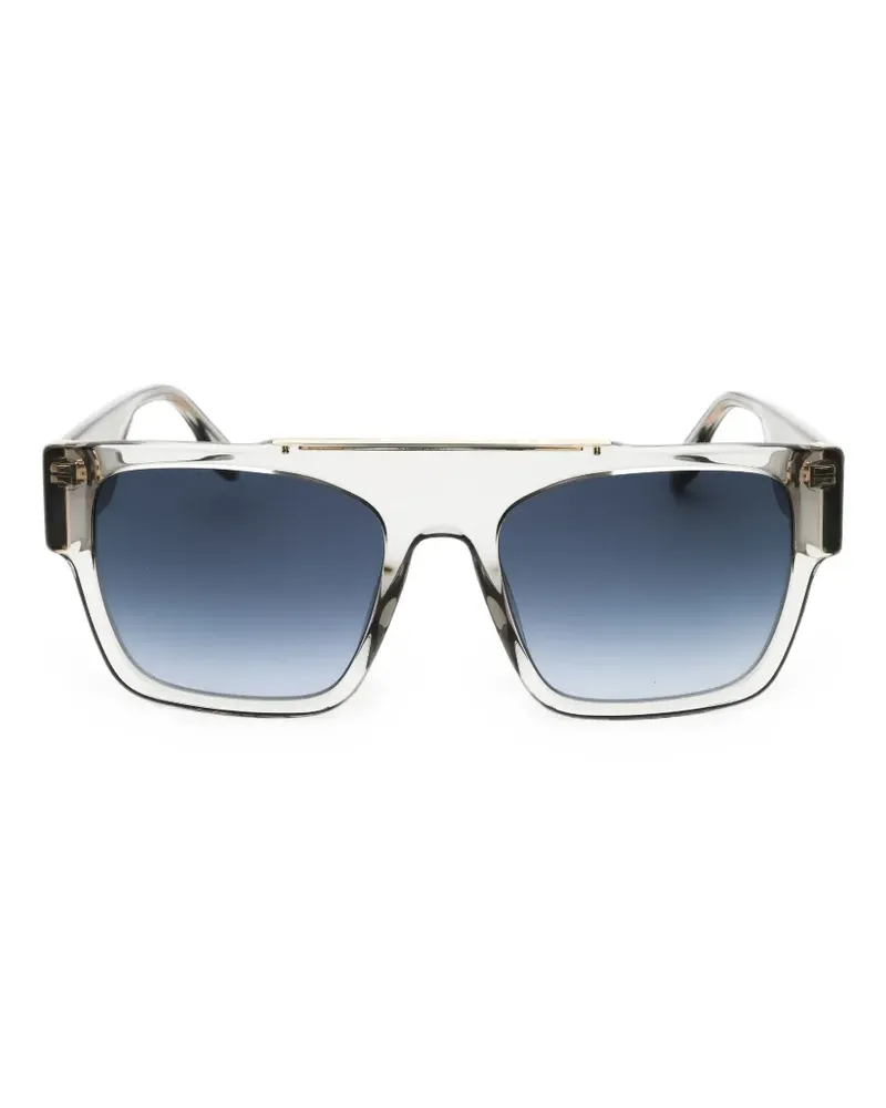 Marc Jacobs Sonnenbrille mit eckigem Gestell - Grau Grau