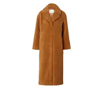 Camille Mantel mit Fleece-Struktur - Braun