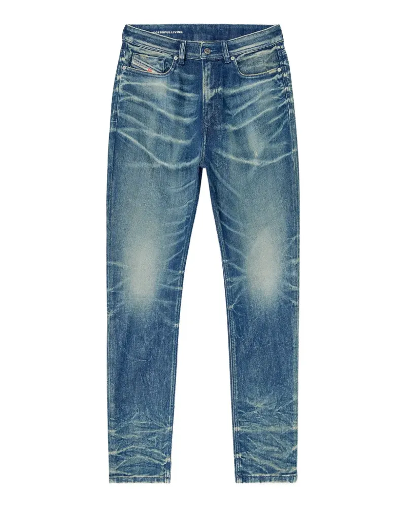 Diesel 1979 Skinny-Jeans mit tiefem Bund - Blau Blau